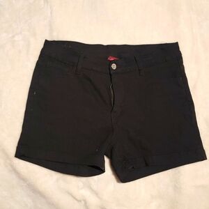 Black Jean Shorts, Stretchy